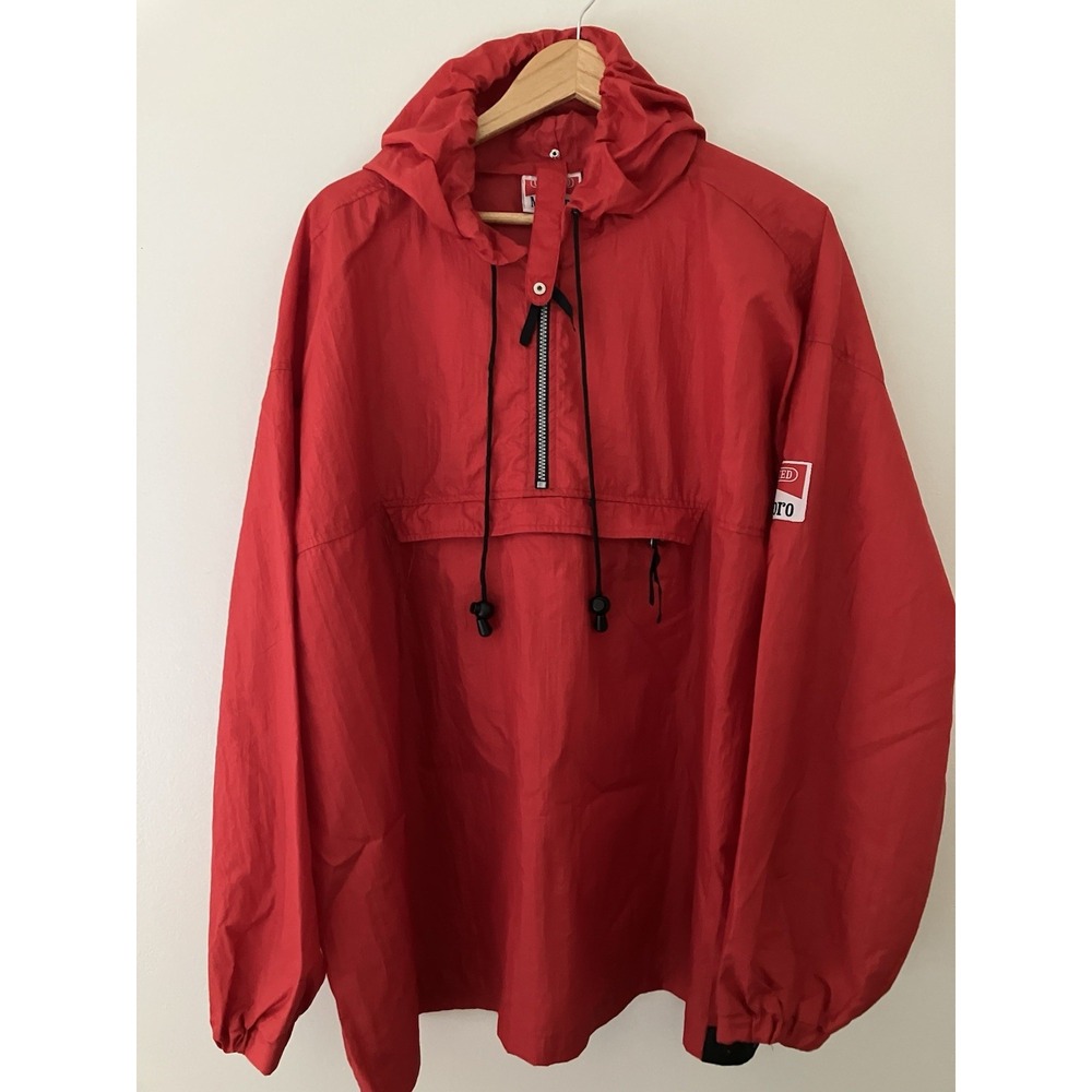 Vintage Marlboro Unlimited Packable Windbreaker Jacket XXL